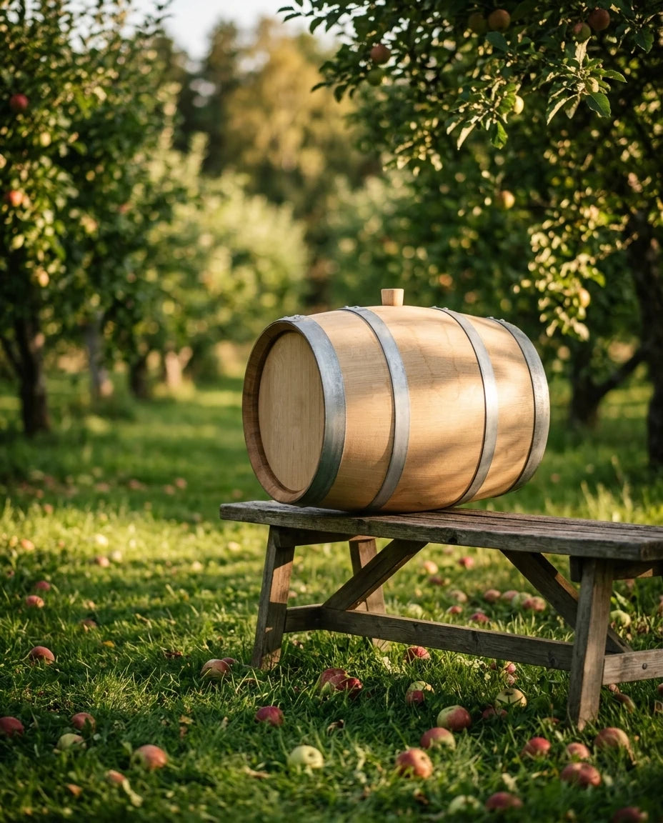 30L Oak Barrel — Orchard Lifestyle | Generated by Modelize