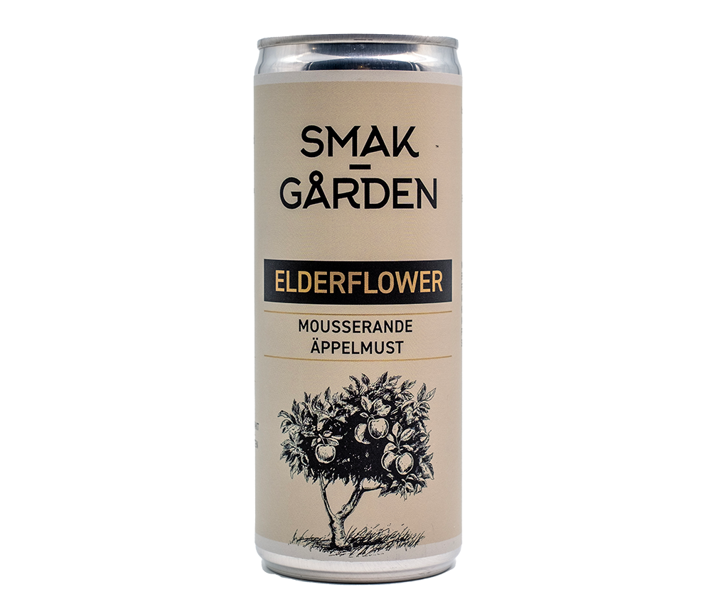 Tråg Elderflower mousserande eko burk 25 cl